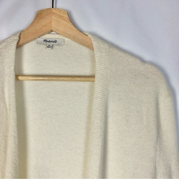 Madewell Kent Colorblock Cozy Yarn Wool Open Front Cardigan Sweater XS - Picture 6 of 6